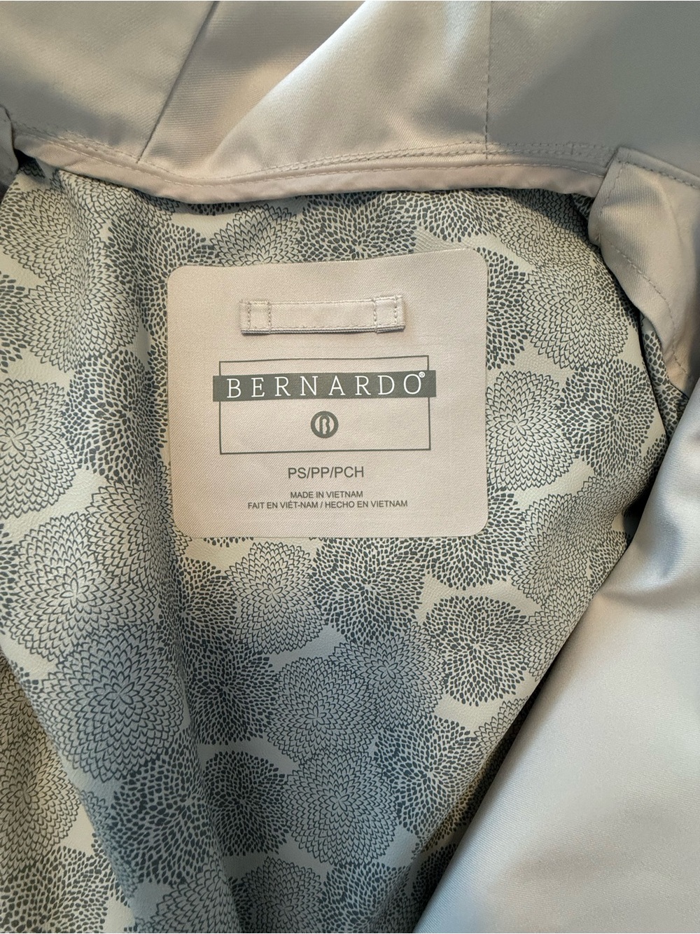 Bernardo Hooded Trench Coat in Light Beige - Picture 2 of 4